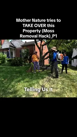 Mother Nature tries to TAKE OVER this Property (Moss Removal Hack)_P1 #lawn #transformation #overgrown #insane #yard #mowingforfree #yardwork #theblessingboys #blesing #blessingboys #boys #freecleanup #boystory #grass #usa #us #tall #overground #uk #unitedkingdom #american #america  #usa #usarmy #canada #canadian  @Blessing_Boy  @Blessing_Boy  @Blessing_Boy 
