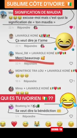 SIGNIFICATION DE MAUDIA.🤣🤣🤣
