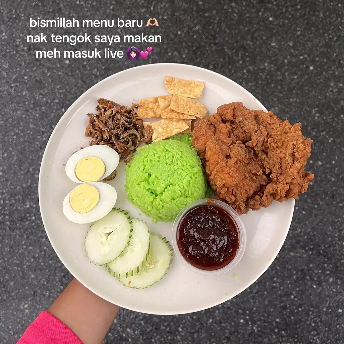 Nasi Lemak Pandan  🙆🏻‍♀️🩷