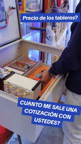 Cotizamos según los requerimientos y presupuesto de cada cliente 🤗🤑 #platacomocancha #fyp #electricidad #tableroselectricos #ingenieria #ingenieriaelectrica #fabricantes #peru 