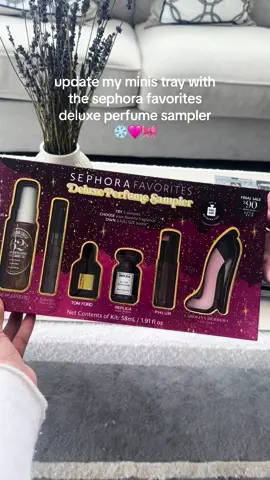For my fragrance addicts 🎀💕 #sephorahaul #sephora #fragrance #fragrances #fragrancetiktok #fragrancetok #organizingtiktok #organizing #perfume #perfumetiktok #perfumes #perfumetray  Sephora Deluxe Perfume Sampler