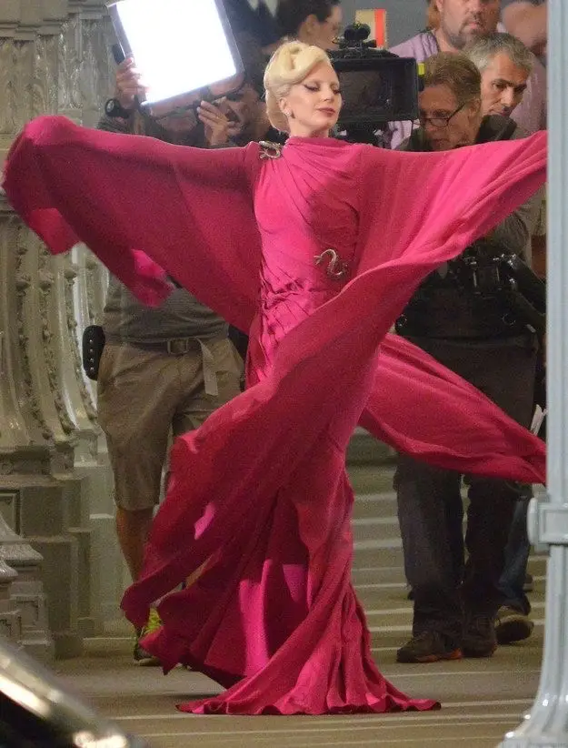 lady gaga on the set of  american horror story: hotel, 2015. #ladygaga #ahs 