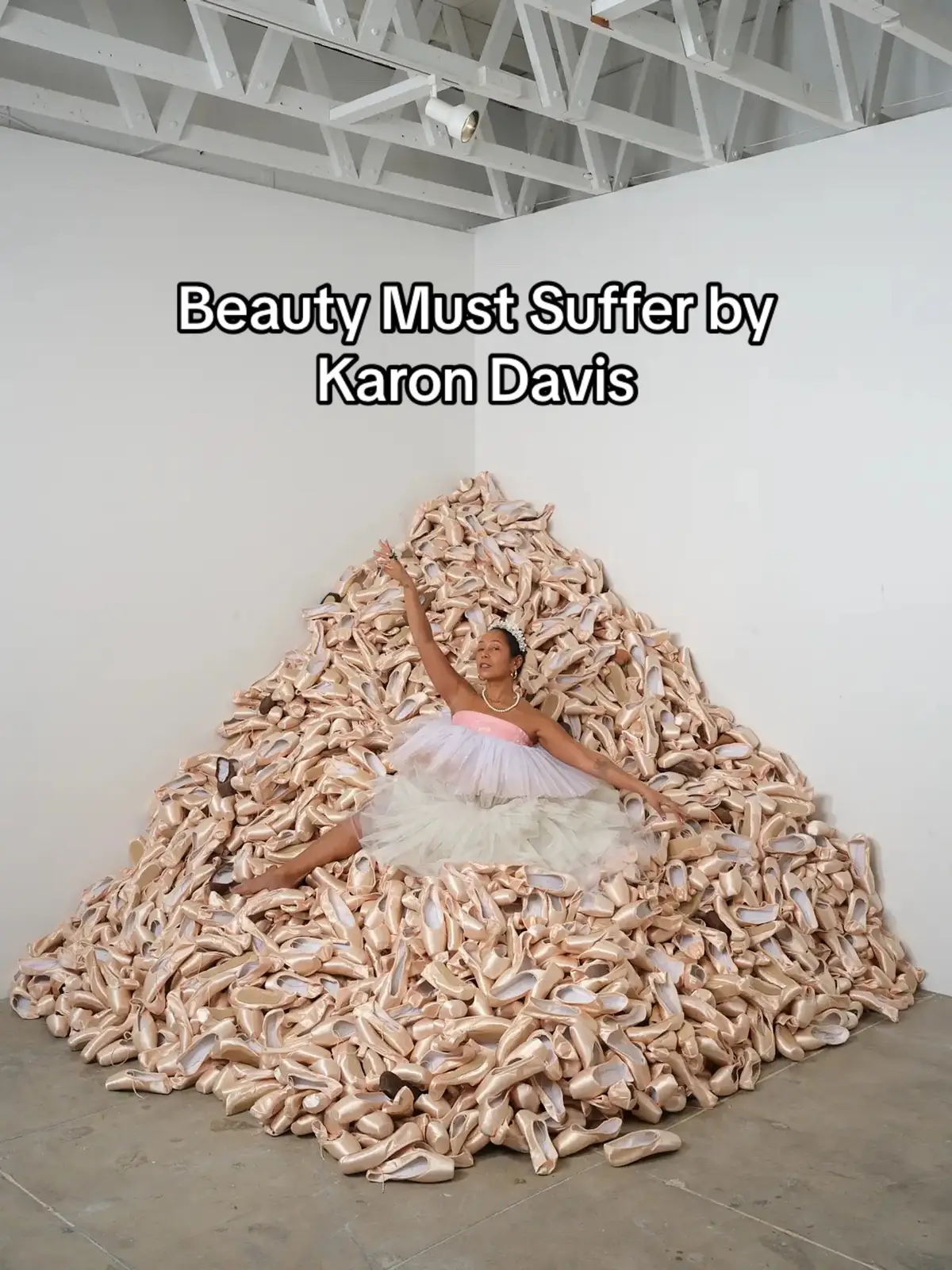 Beauty Must Suffer, a new show by artist Karon Davies. On view now until December 23rd at Salon 94’s 89th Street location.  #art #arttok #ballet #karondavies #sculpture #newyork #newyorkart 