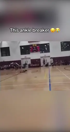 The defender was okay 🫡 (via mxstwxnted.mal/IG) #basketball #bball 