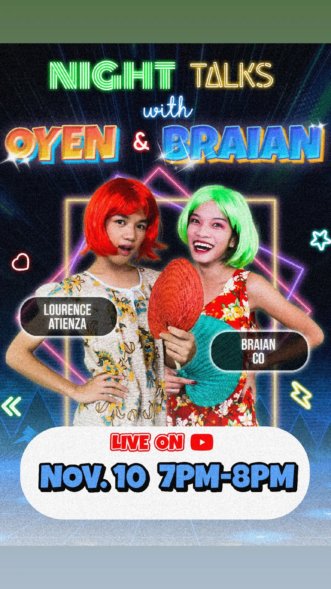 May mga bagay ka pa ba na gusto mong malaman o mga katanungan na gusto mo ng kasagutan sa Gratienza? Ngayong Biyernes November 10 na. Live mong makaka-kwentuhan sila Oyen at Braian kung saan iyong malalaman ang mga 