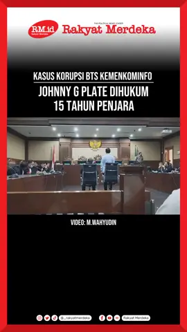 Majelis Hakim Pengadilan Tipikor pada Pengadilan Negeri Jakarta Pusat, menjatuhkan hukuman 15 tahun penjara kepada mantan Menteri Komunikasi dan Informatika Johnny G Plate, Rabu (8/11/2023). Menurut Majelis, Johnny terbukti terlibat perkara korupsi proyek base transceiver station (BTS) 4G Kemenkominfo. #kasusbtsbaktikominfo #johnnygplate #tipikor 