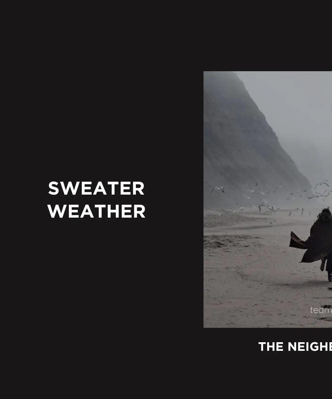 Sweater Weather | #theneighbourhood #lyrics #spotify #tedmusicc 