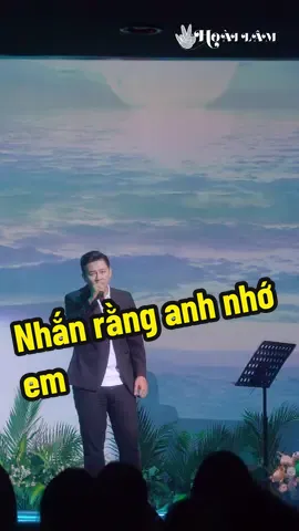 Nhắn rằng anh nhớ em - Hoài Lâm (live) #nhanranganhnhoem #hoailam #dinhdung #live #tiktok 