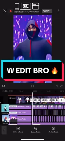 W edit bro 😏😏#CapCut #cccreator #fortnite #fortniteedit #ikonik #ikonikskin #scenarioemote #fyp 
