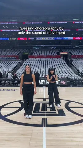 new pregame warmup is guessing the choreography by only the sound of movement 🏀