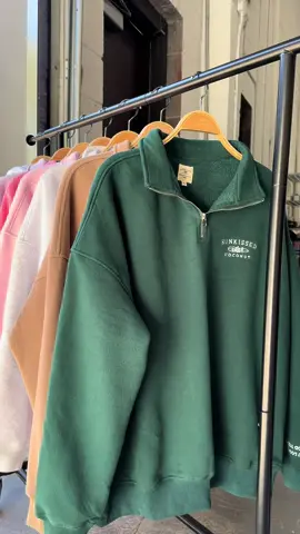 Quarter zips are such #staples 