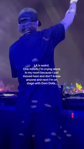 LA do be weird like that 🙈 #domdolla #edmtiktok #edmnation #ravetok #losangeles #housemusic #behindthebooth 