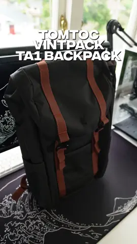 You need this backpack for your tech #tech #techtok #tomtoc #tomtocvintpack #vintpackta1 #tomtocvintpackta1 #tomtocbackpack #backpack #travel #technology #GamingSetup #gaming #infinitetech 
