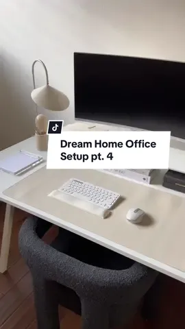 I like my home office desk setup to be minimalistic and a mix of earthy neutral tone 🤍 I love a cozy desk setup and my wfh setup helps me be more productive. Having adhd, a clutter-free, minimalistic desk space is a must! #desksetup #desksetupaesthetic #homeofficedesk #homeofficesetup #homeofficeideas #wfhsetup #remotework #minimalistdesk #LifeOnTikTok #tiktokpartner 