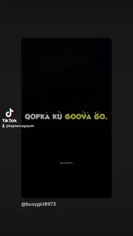 Qofkii ku gooya xariiri  waxa sidaa Yiri Suubanaheena SCW SCW 
