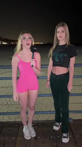 Beauty and Brains 🤫 #streetinterview #beach #women 