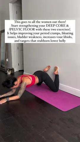 Try these two moves for a stronger pelvic floor and deep core muscles now! 