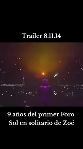 Un 8 de Noviembre del año 2014... @ZoeOficialMX  se presentaba por primera vez en solitario en el Foro Sol con su cierre de la gira Prográmaton Hoy se celebran 9 años de este increíble concierto, aperturado por Reyno y en el cual se tocaron 27 temas de toda la discografia (de Zoé a Prográmaton)  En concierto fue grabado y puesto a la venta en CD y DvD el 30 de Octubre del 2015 así como también estrenado en salas de cine. ¿Asististe a este increíble concierto? #zoetheband #8.11.14 #forosol #leonlarregui #fyp #sergioacosta #rodrigoguardiola #jesusbaez #angelmosqueda 