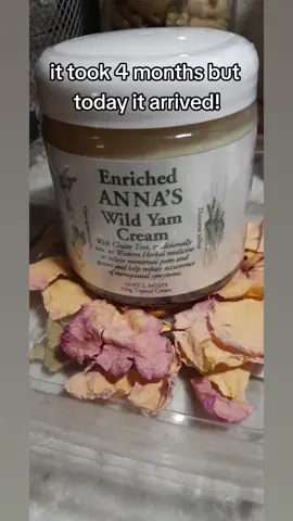 #wildyamcream #annaswildyamcream #barbaraoneill  this is so popular (barbara o'neill speaks of it) you have to wait 4 months to receive it.  i hope it works for the hot flash. 