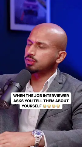 when the #jobinterview asks you to tell them about yourself #jobinterviewtips #comedy #recruitinglife #jobopportunity #bigjobinterviewquestionsnny #foryou #foryoupage #standupcomedy 