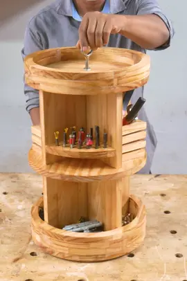 Amazing Tooltips and Hacks Making Wooden Tool Carousels For Woodworking Projects #woodworking #woodwork #woodart #woodworker #woodcraft #woodworkingproject #carpenter #carpentry #woodcarving #woodturning
