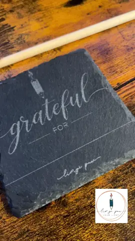 Manifest the life you want!🕯️💧🙏 Engraved slate coasters, bees wax candles and chalk pencil. #limyepaw #yourworthit #manifestation #smallbusinessowner #spirituality
