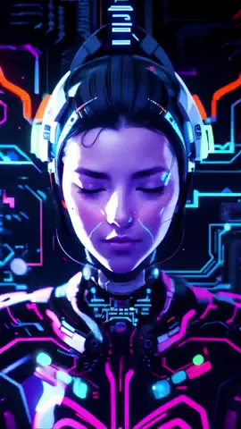 「CONNECTED」 — #animatedart #animatediff #animestyle #artandtechnology #comfyui #cyberpunk #experimental #futuristic #generativeart #machinelearning #midjourney #retrowave #stablediffusion #synthwave #text2video #vaporwave