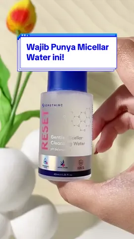 Definisi Micellar Water ajaib! Water-proof makeup juga keangkat😍 #PakaiSomethinc #Somethinc 