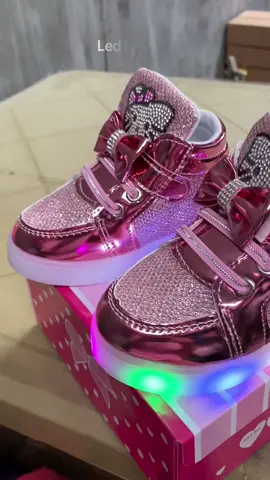 LED shoes for kids girls light up high top casual for kids size 22-30 Ankle