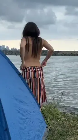 #camping #girl #solocamping 