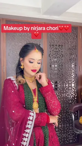 ####nirjarabeautysalon ###kalankirabhibhawan ###naubisekhanikhola ###bookingopen for monsir bridal makeup ###fypシツ @Nura kunwar 