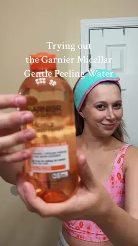 Why did no one tell me that taking your makeup off could be this easy?? #garniermicellarwater #micellarwater #selfcompassionjourney #gentlepeelingmask #garnier 