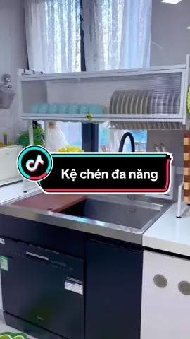Kệ chén đa năng có nắp đậy! #kechenbatdanang #giadung 