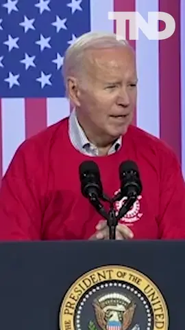 President Joe Biden speaks at a Union Auto Workers event when a protester interrupts and calls for a ceasefire in Gaza. #biden #uaw #gaza #ceasefire #israel #hamas