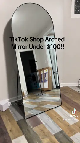 Black Friday Is Starting Early & i Just Ordered Another One. #tiktokshopfindsfyp #fypシ #archedmirror #floormirrors #archedfloormirror #blackarchedmirror 