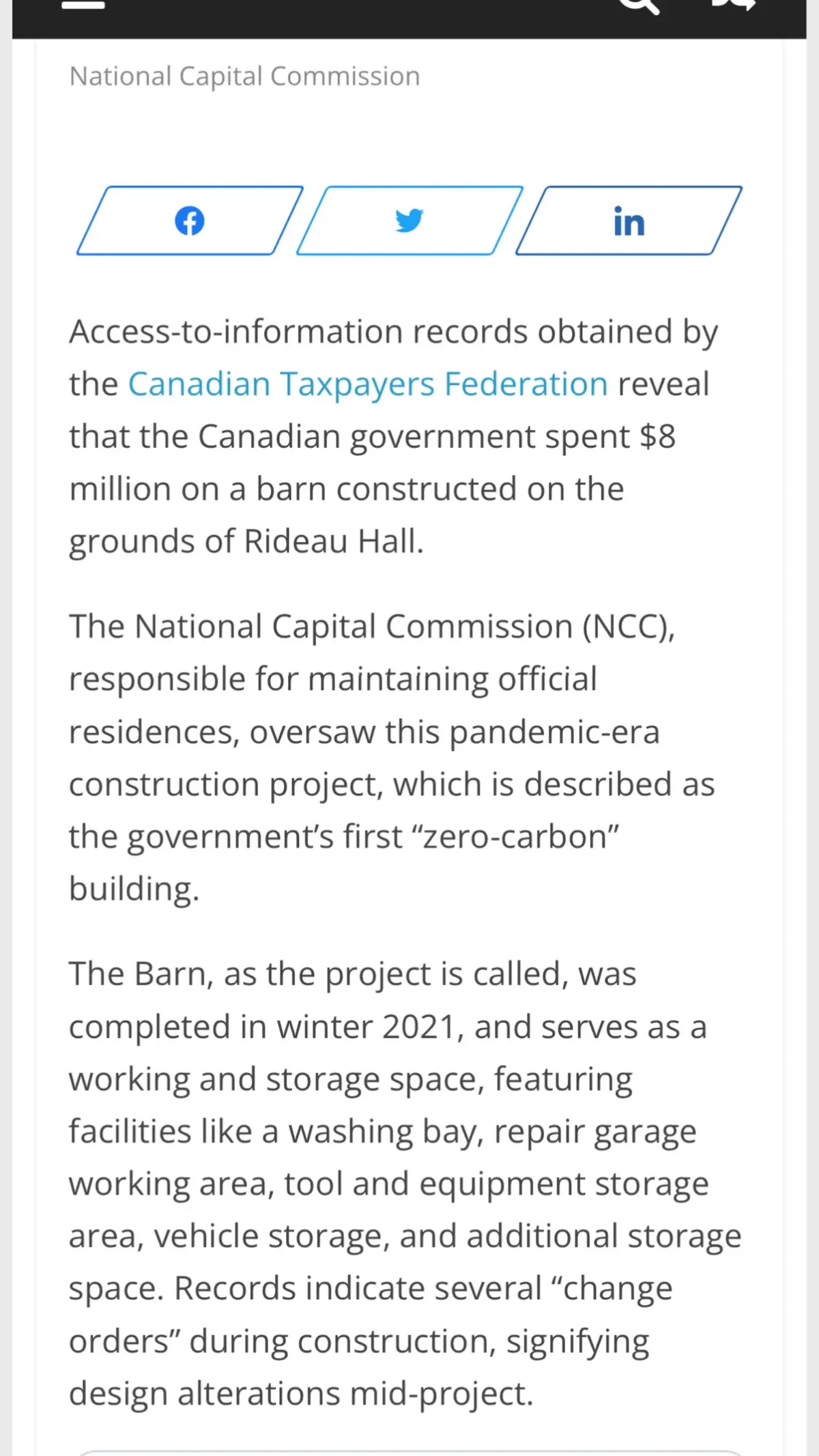 Justin Trudeau‘s barn built 2021 Justin Trudeau stealing from Canadians 