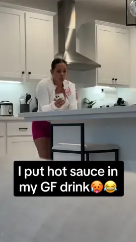 The way she spit it out😂 #prank #couple #fyp 