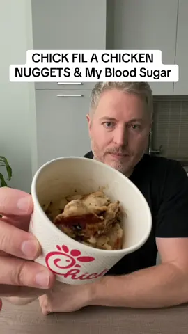 Chick-fil-A grilled chicken nuggets and my blood sugar. How do they affect my glucose levels? #glucoselevels #bloodsugar #chickfila #insulinresistant1 