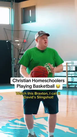 Christian Homeschoolers Playing Basketball 🏀😂