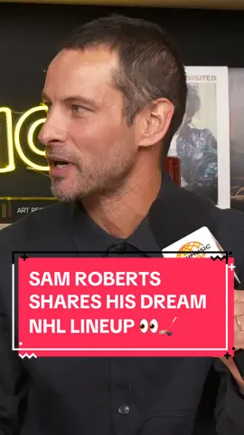 #SamRoberts reveals who would be on his dream NHL lineup 👀🏒 Watch the FULL interview on MUCH Youtube!!! 