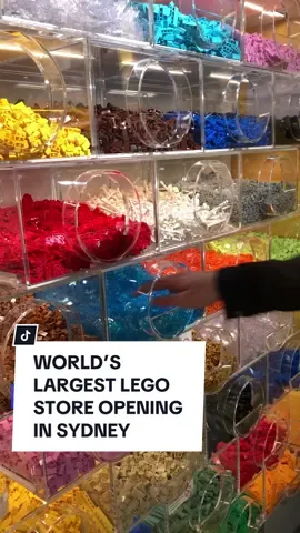 Attention brickheads! The world's largest Lego store is set to open on November 11 in Sydney's CBD. Will you be checking out the Pitt Street Lego store? Tag a fellow Lego-lover in the comments below. #lego #sydney #australia #legoset #legotiktok #legobuild #legos #legotiktoker 