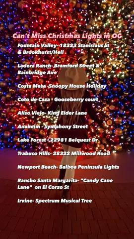 Save for this month  Most of these are starting end of November-beginning of December.  I’ll see you there ✨ 🎄 Christmas in Orange County #christmaslightsdisplay #localchristmas #socalblogger Where to go in October for Christmas lights #orangecountyevents