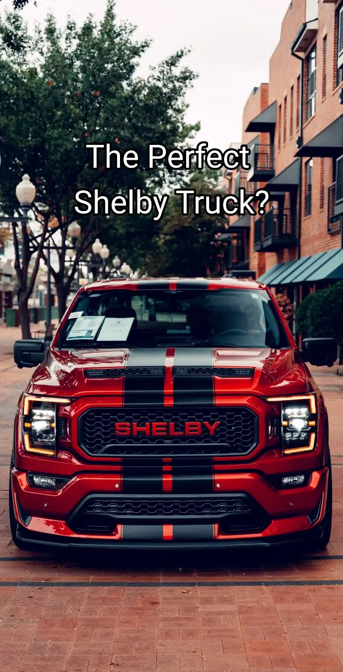 Is this the perfect Shelby?  #shelby #shelbyamerican #f150 #loweredtrucks 