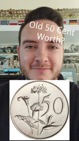 The South African 1965 English 50 cent coin – a rare gem in coin history!  Join me on a fascinating journey through this scarce treasure, exploring its significance and the historical background it holds. #southafrica #coins #history #money #facts 