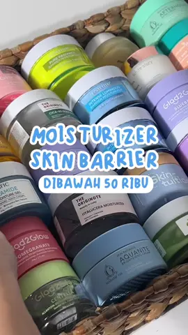 Top 3 moisturizer untuk Skin Barrier dibawah 50Ribu #moisturizer #skinbarrier 
