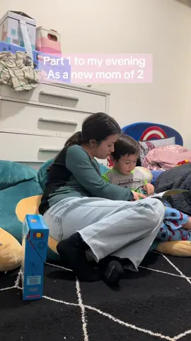 That is my daughter in my background by the way hard to do these voice overs #momof2 #realisticmomlife #family #sahm #newmomof2 #eveningroutine 
