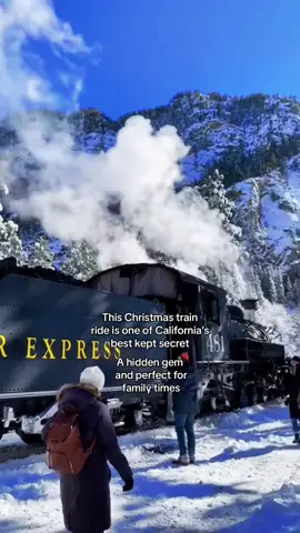 This Christmas train ride is a trip to meet Santa! Only $80 per passenger or $320 per table! The sooner you book your tickets, the cheaper they are because they might increase the price of the demand is high! Definitely a hidden and perfect for a family trip!  #fyp #explore #california #secret #hiddengems #orangecounty #losangeles #oc #la 