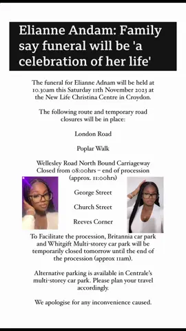 #elianneandam #elianneandamfuneral #croydonextra #croydonstabbing #croydongirlstabbed #croydonpolice #croydonlife #croydonlondon #croydonnews #croydontown 