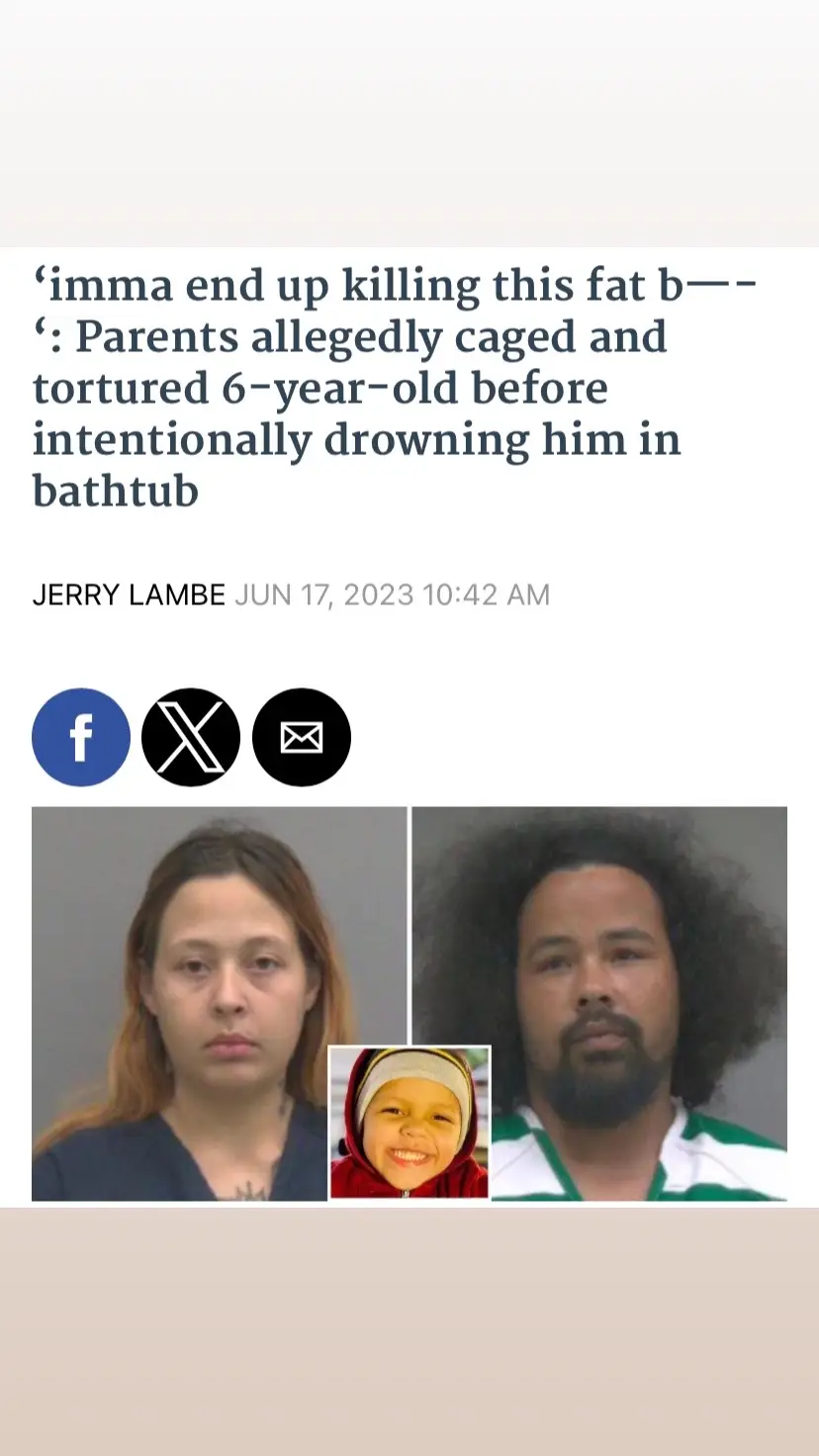 The mother and stepfather of a 6-year-old boy in Florida have been arrested for allegedly torturing the child — locking him in cages, asphyxiating him until he fell asleep, withholding food, and physically abusing him — until he ultimately drowned to death while locked in a pitch black bathroom with no electricity and being forced to take a bath. #heartbreaking #florida #sad #davonwoods #kidsoftiktok #news 