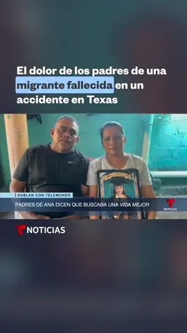 Hacía 49 días que Ana Victoria González salió de Honduras, rumbo al sueño americano. De camino a Houston, el conductor del auto provocó un accidente al intentar evadir a una patrulla. Ahora su familia espera que el cuerpo de la joven sea repatriado.